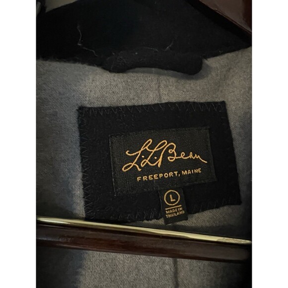 LL BEAN Men’s Wool Peacoat Parka - Picture 6 of 10